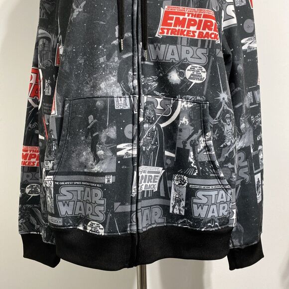 Star Wars Hoodie Mens XL Comic Book Space Fantasy Mythical Graphic - Picture 5 of 16